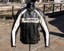 Giubbotto pelle moto vintage