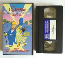 Vhs I Simpson The Simpsons Go To Hollywood Film Animazione Videocassetta (V190)