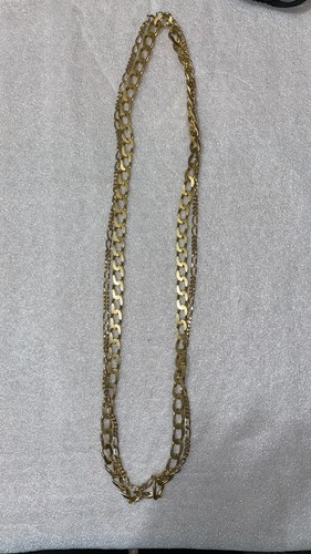 Collana metallo color oro - collana,