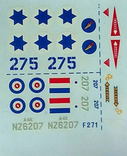 Decalcomanie scala 1/72 FROG