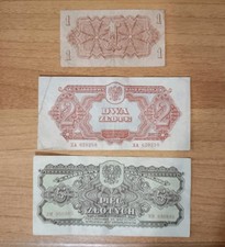 1  2  5 Zlotych Polonia 1944 E
