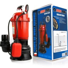 Elettropompa sommersa 2" 750W pompa elettrica acque scure sporche GALLEGGIANTE