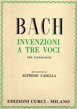 Bach invenzioni a tre voci per