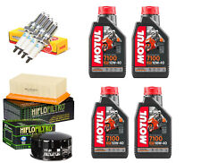 KIT/Tagliando BMW R 1200/GS/R/RT MOTUL 7100 10W40 filtro olio aria candele NGK