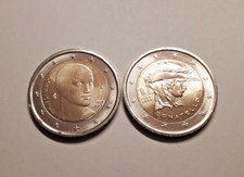 2 monete da 2 euro Leonardo e Donatello FDC