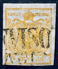 Lombardo Veneto 5 Cent 1850