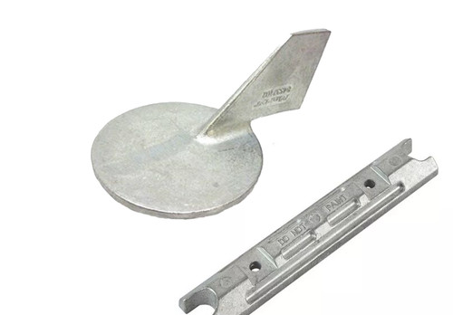 Anodo tagliando staffa - e,