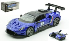 Modellino auto scala 1:43 MASERATI GT2 BLUE racing modellismo statico
