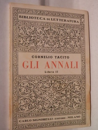 Gli annali libro cornelio - gli, ii