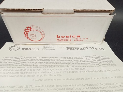 Ferrari 126 bosica kit - ferrari,