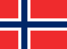 4x adesivi per auto " Norvegia