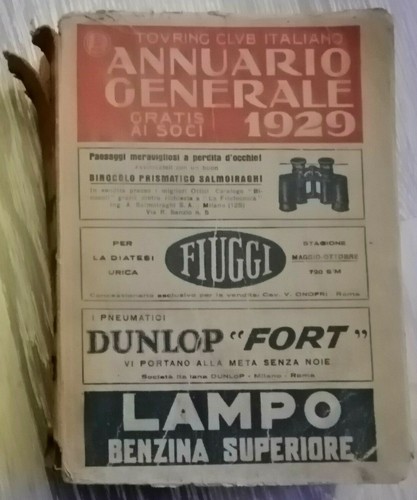Annuario generale 1929 - , touring