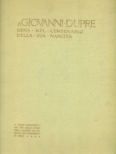 Giovanni dupre nel - a,