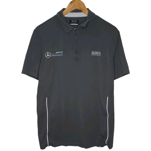 Polo tecnica hugo boss grigia - tecnica,