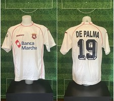 Maglia ANCONA Calcio MATCH WORN ISSUED football shirt Ropam 2001 2002 DE PALMA