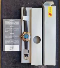 Orologio da polso militare originale "Boctok" russo carica manuale originale Scatola sottomarino Подвод