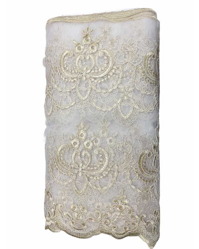 Passamaneria pizzo tulle - cm,