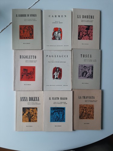 Libri stock opere liriche - opere,