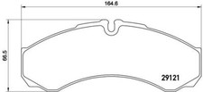 BREMBO PA6017 Kit pastiglie