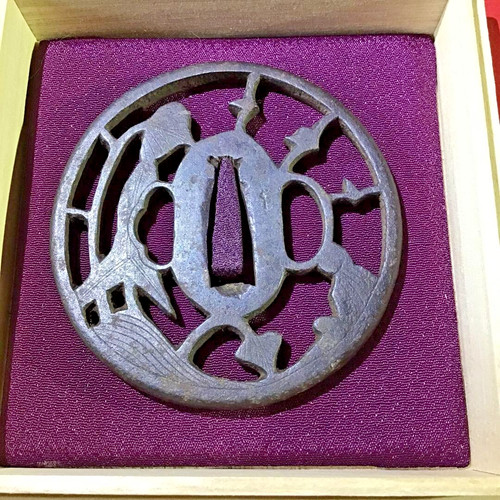 Samurai katana tsuba - katana, handguard
