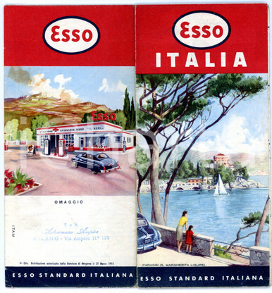 1955 italia cartina - 1955,