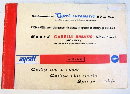 Elenco ricambi ciclomotore