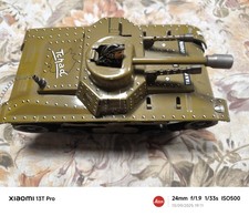 JOUSTRA TANK TCHAD tin toys Giocattolo di Latta Carro Armato