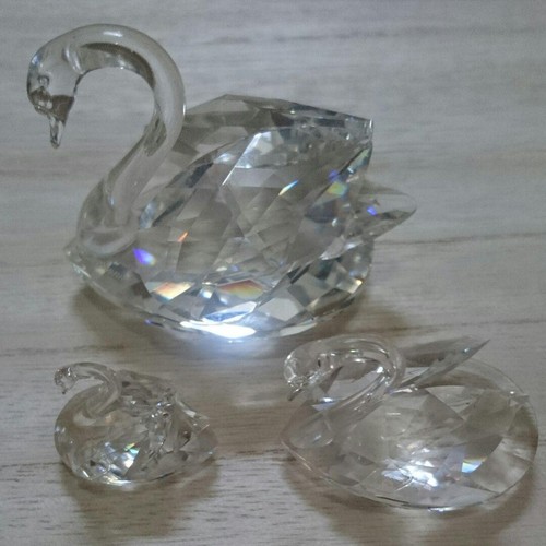 Swarovski swan set - swarovski,
