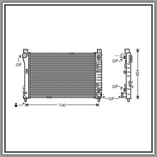 Radiatore mercedes classe - radiatore,