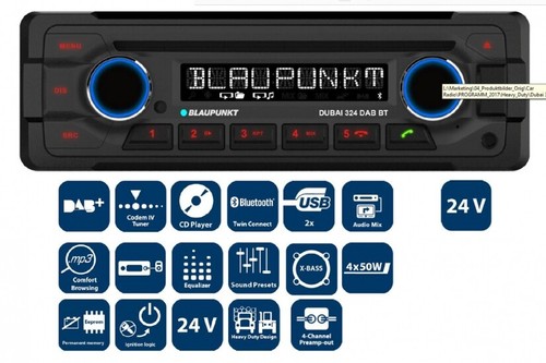 Blaupunkt 24v dubai 324dab - blaupunkt,