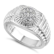 ANELLO UOMO ARGENTO 925 FASCIA