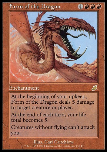 Mtg form the dragon - dragon,
