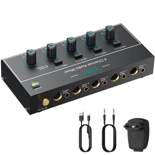 Mixer audio canali compatto - 4,