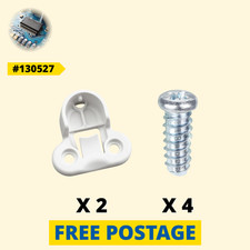 2 x 130527 Staffe e viti per