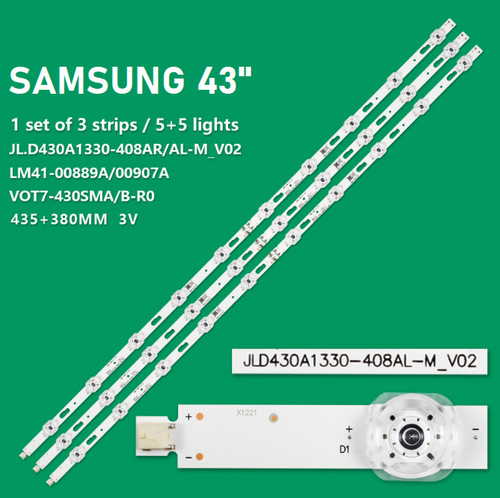 Kit barre strip led tv - 6,