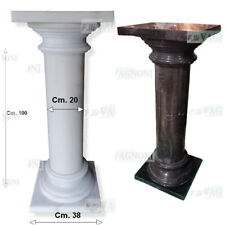 Colonna in vero marmo scolpito