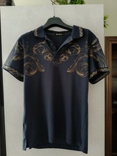 Polo Maniche Corte NEW DREAM Blu con Dettagli Oro - Ottime Condizioni