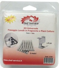 LC60 KIT UNIVERSALE FISSAGGIO LAVELLI IN FRAGRANITE E PIANI COTTURA