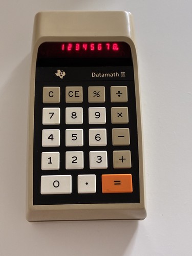 Texas instruments datamath - instruments, ii