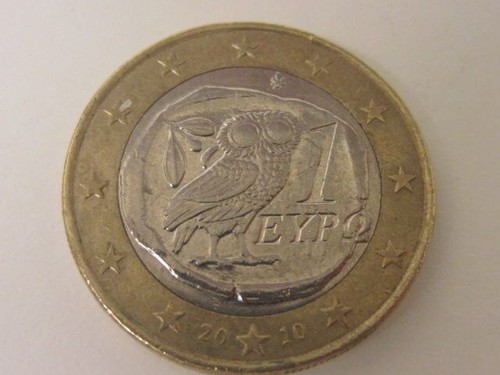 Moneta euro gufo - 1,