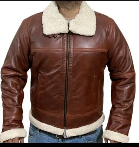 Giacca pelle pelliccia uomo - , b3