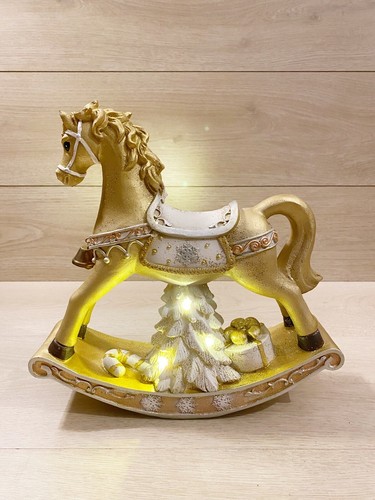 Cavallo dondolo natalizio - cavallo,