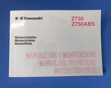 libro uso e manutenzione KAWASAKI Z750ABS LA/MA usato (ita) 2009