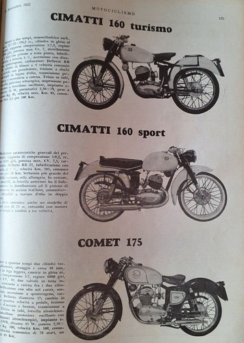 Moto cimatti comet - ,