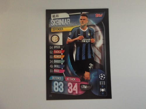 Match attax milan - match, 19/20