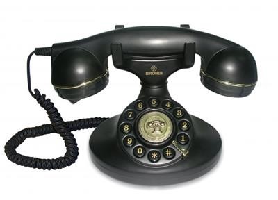 Telefono brondi nero vintage - nero,