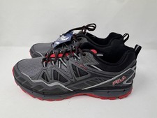 FILA Scarpe Uomo Atletica Corsa Escursionismo Sneakers Ricordo Tg 12 Grigio Nero Rosso