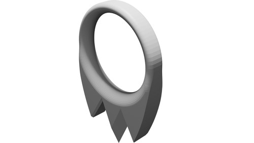 Anello con punte difesa - anello,