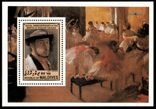 Maldive 1984 edgar degas - -,