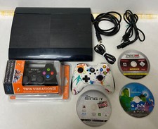 Sony PS3 SuperSlim 232gb - CECH-4004A + 3 Giochi + 2 Joystick - PlayStation 3